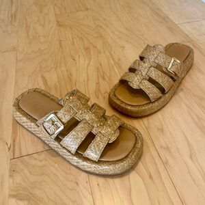 Beach By Matisse Ciao Raffia Fisherman Sandals